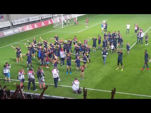 Videoton - Honvéd 2:0 - meccs végi ünneplés 💙❤BAJNOKCSAPAT