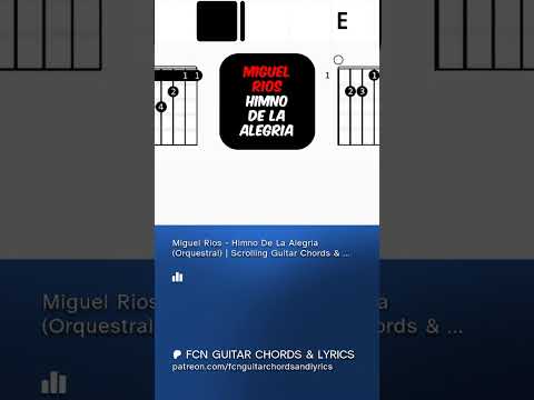 Himno a la Alegría - Miguel Rios