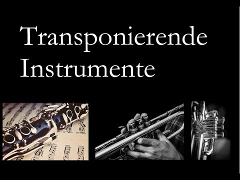 Wie funktioniert das mit den transponierenden Instrumenten? #musiktheorie #transposition