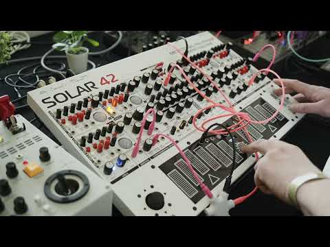 Elta Music Solar 42 Drone Synth Sound Demo (no talking)