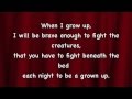 Matilda - When I Grow Up with lyrics 