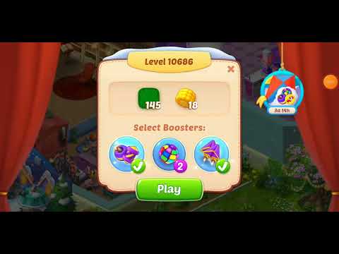 Homescapes Level 10686 | Pay To Win Gameplay | All Booster On