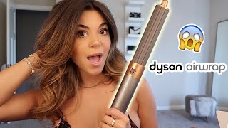 Dyson Air Wrap Unboxing & First Time Using it!