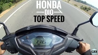 Honda Dio 2019  TOP SPEED TEST  Walkaround