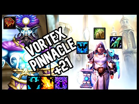 +21 Vortex Pinnacle Restoration Shaman PUG | Season 2 Dragonflight Mythic+