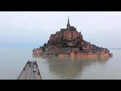 Der Mont Saint-Michel ist wieder eine Insel
