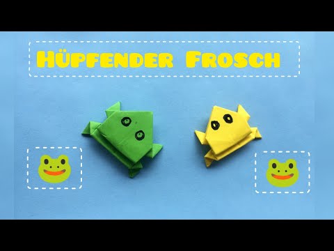 Jumping Frog - Origami Frog Easy - Origami Frog Easy