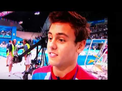 Tom Daley interview after winning Olympic Bronze medal!