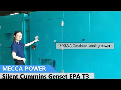 Silent US Cummins EPA T3 Diesel Generator