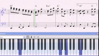 Partitura Piano Almendra ( Abelardo Valdez )( danzon ) demo