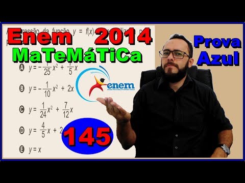 Enem 2014 - Questão 145 - Prova azul de Matemática (Valor numérico de uma função 2º grau)