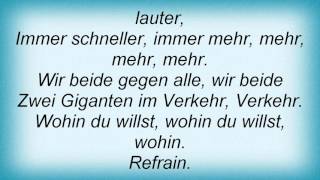 Lucilectric - Wohin Du Willst Lyrics