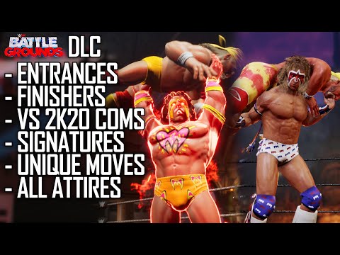 WWE 2K Battlegrounds DLC 1 Part 2: Finishers, vs 2K20 Comparisons, Signatures, Unique Moves & More