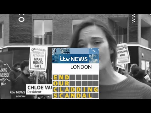 Bellway Cladding Scandal: Barking Riverside Leaseholders Protest - ITV News London - 03/05/21