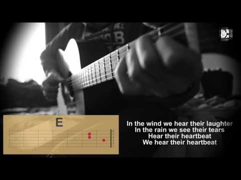 U2 - Mothers Of The Disappeared.  How to play the song. Cover, chords, lyrics