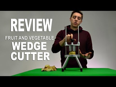 6-slice vertical fruit & vegetable wedge cutter