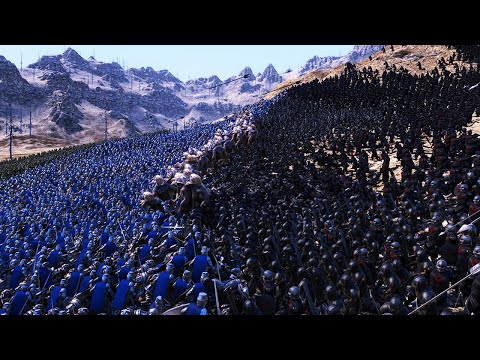 Alliance of Elves, Dwarves, Human VS Orcs, Uruk-Hai, Trolls ! Ultimate Epic Battle Simulator - UEBS