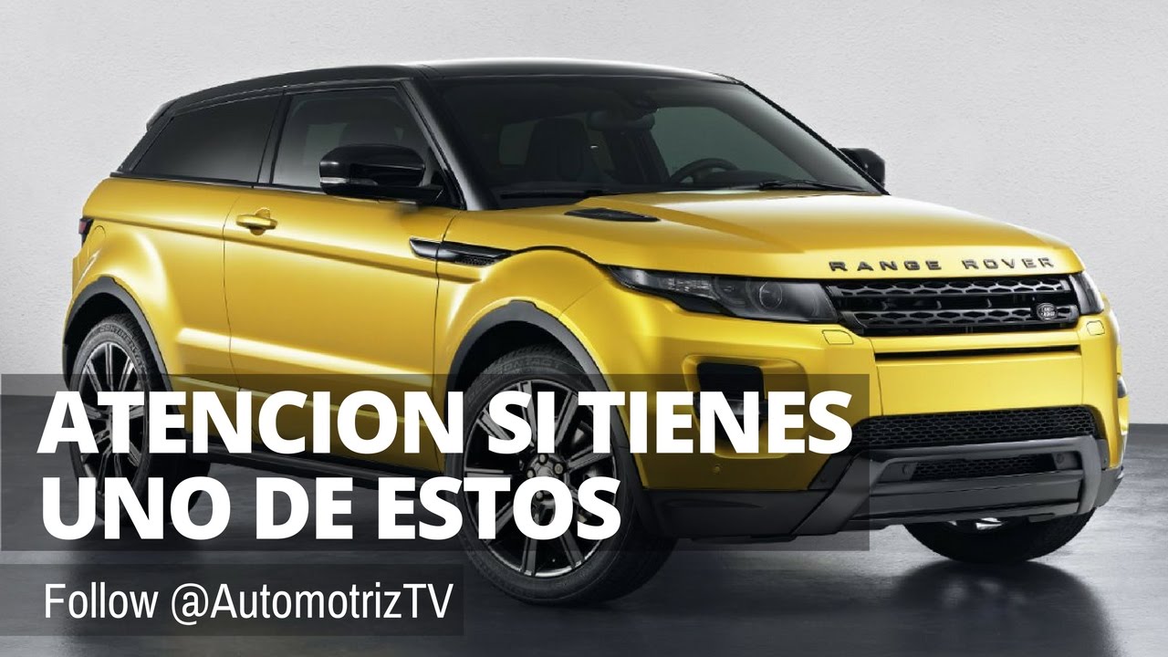 Atención si tiene un Jaguar o Land Rover Evoque