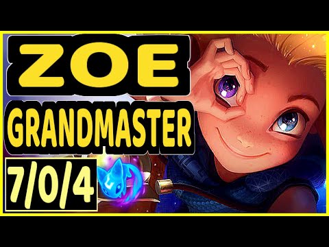 FROZEN (ZOE) vs KASSADIN - 7/0/4 KDA MID GAMEPLAY - EUW Ranked GRANDMASTER