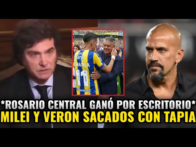 MILEI ESTALLÓ CONTRA DI MARIA Y TAPIA POR SER CAMPEONES EN ESCRITORIO