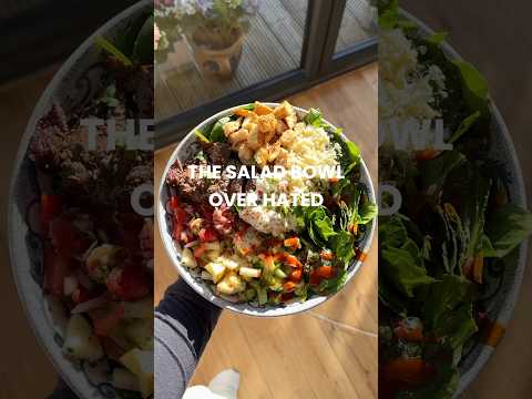 my ULTIMATE high protein low calorie salad bowl recipe!! 🥹💕 #highprotein #lowcalorierecipes #salad