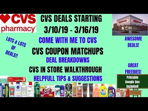 Lots of CHEAP Deals~CVS Deals Starting 3/10/19~CVS In Store Walkthrough Coupon Matchups~Come with me