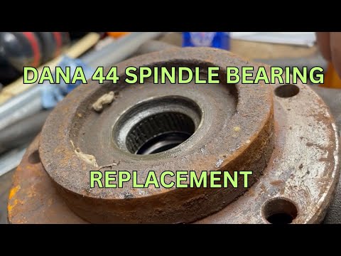 Dana 44 Spindle Bearing replacement.