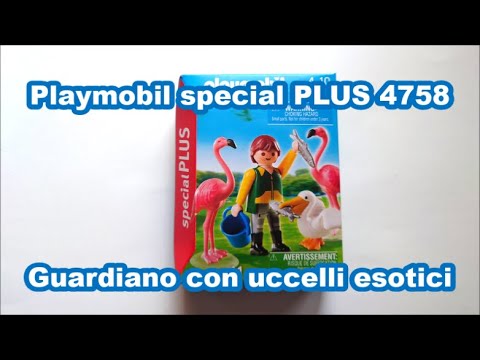Playmobil 4758 Guardiano con uccelli esotici (special PLUS)