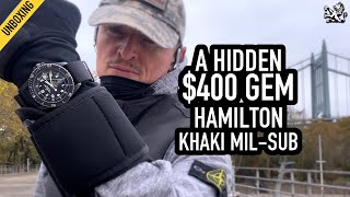 A 38mm $400 US Special Forces Submariner: Hamilton's Underrated & Hidden Military Khaki Dive Watches