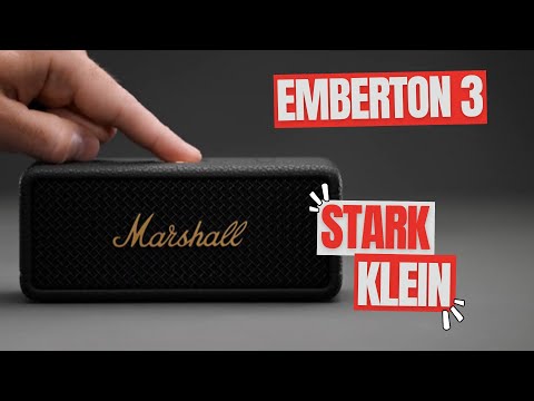 Entdeckung des Marshall Emberton III: Vintage-Sound, Robustheit und außergewöhnliche Akkulaufzeit