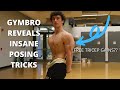 GYMBRO REVEALS INSANE POSING TRICKS + HYPE PUSH DAY