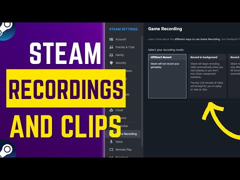 How To Record Gameplay and Clip Game Footage In Steam - Full Guide