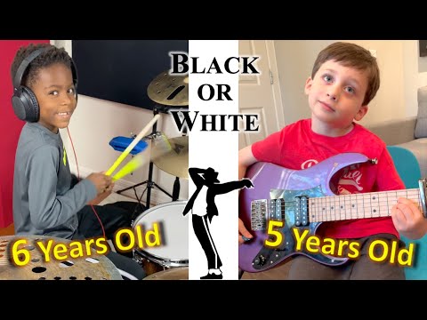 5 and 6 year old music COLLAB! - MICHAEL JACKSON’s “Black or White!”