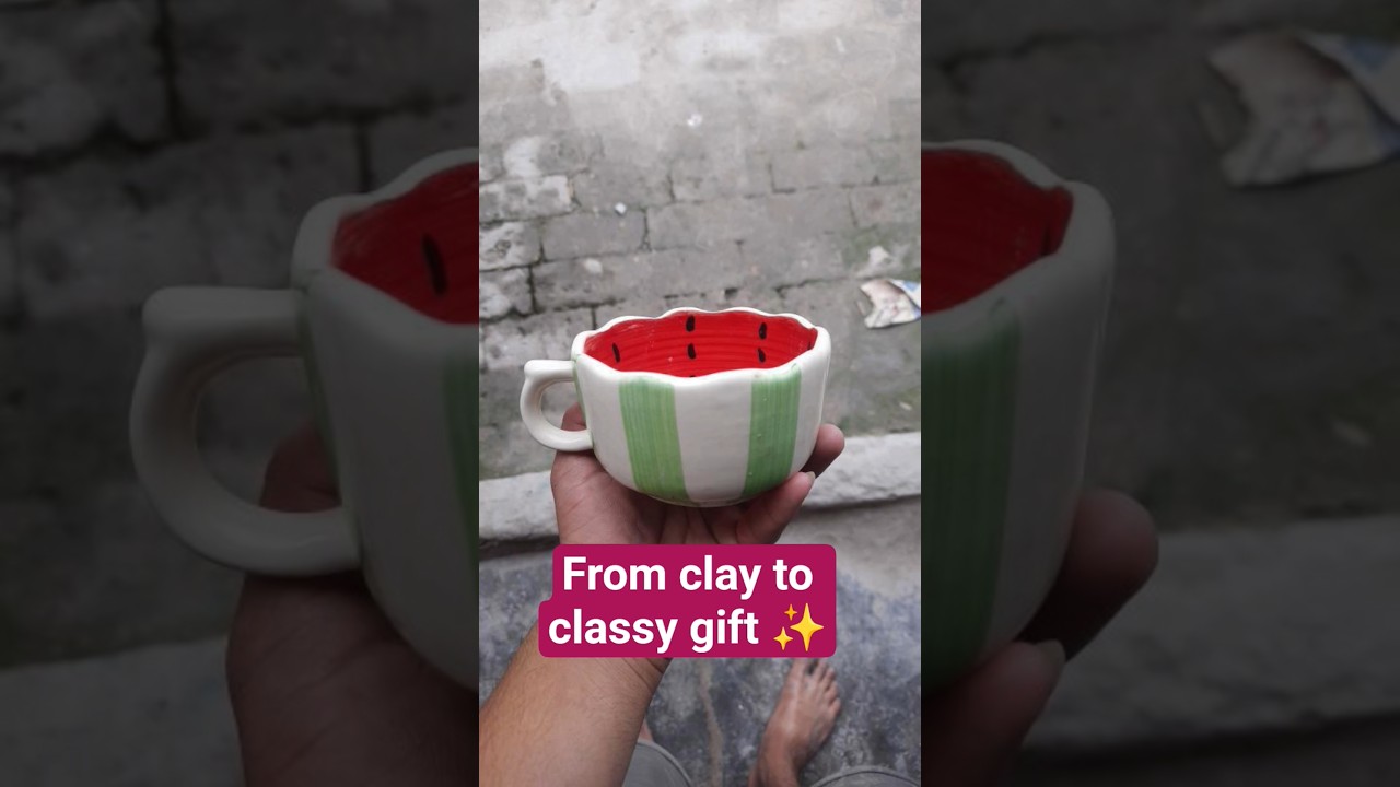 Handmade Ceramic Mug That Feels Premium ☕ #shorts #viralshorts