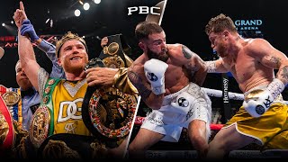 THE MOMENT Canelo Alvarez Became the First-Ever Undisputed Super Middleweight World Champion