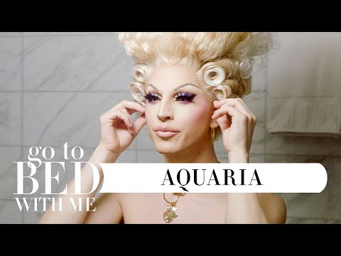 RuPaul’s Drag Race Star Aquaria's Nighttime Skincare Routine | Go To Bed With Me | Harper's BAZAAR thumnail