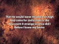 My Savior My God - Aaron Shust (with lyrics ...