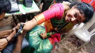 Seethu Unexpected Emotional Tattoo 😥 எங்க ஊரு தீமிதி திருவிழா #shorts #vinothseetha