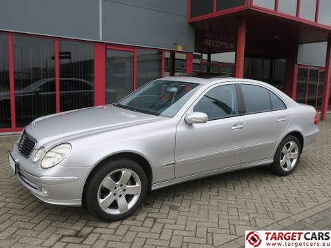 751226 MERCEDES E500 SEDAN 5.0L W211 AVANTGARDE 306HP AUT 11-03 SILVER 51438KM LHD