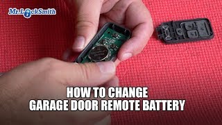 How To Change Garage Door Remote Battery (604) 757-6557 | Mr. Locksmith