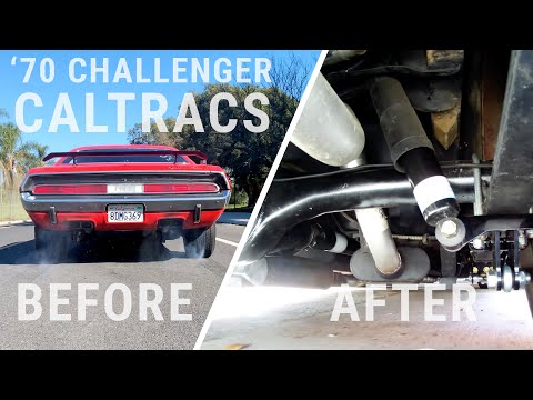 CalTracs Traction Bars Before/After on my 1970 Challenger - Solving Vibration, Wheel Hop & Axle Wrap