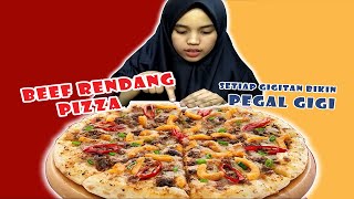 BEEF RENDANG PIZZA Phd || REVIEW DALAM RANGKA KEMERDEKAAN || BIKIN PEGAL GIGI