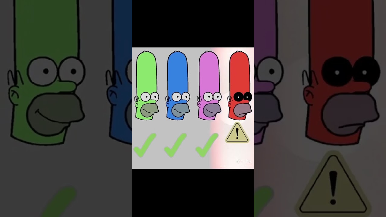 big forehead Homer Simpson lore 😱😱😱 ! scary !