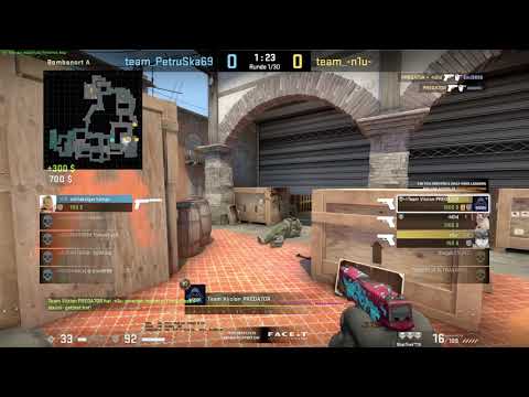 PREDA7OR @ CS:GO Faceit AlpenScene Pro League Match - First Round T & CT Pistol Madness