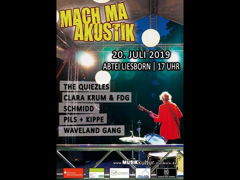 Mach Ma Akustik 2019 -  Ankündigung