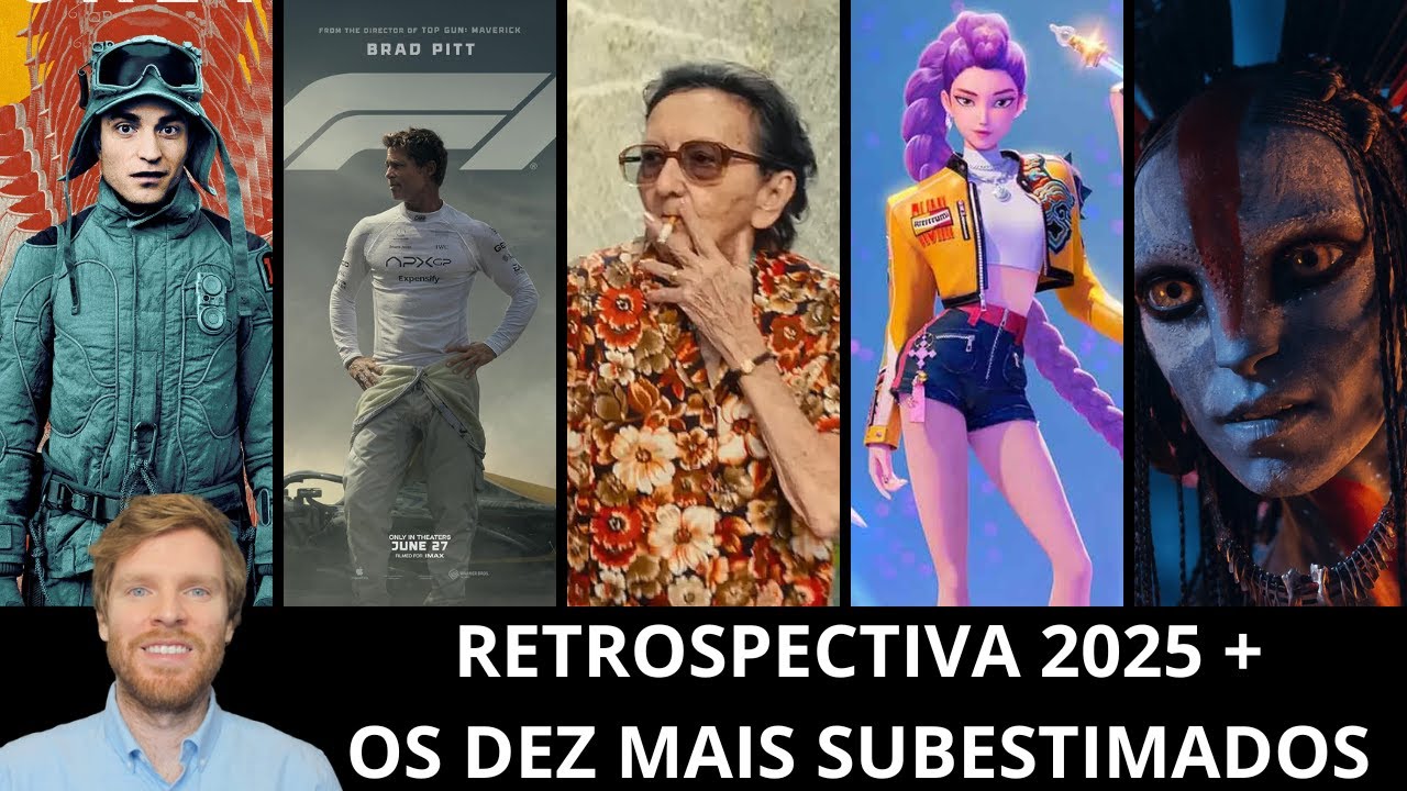 Ao vivo: retrospectiva 2025 no cinema + os 10 filmes mais subestimados da temporada