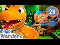 Jurassic Pet Tastrophe Blippi S Wild Day With Tina Blippi Wonders Moonbug Kids