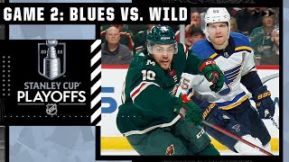 St. Louis Blues at Minnesota Wild: First Round, Gm 2 | Full Game Highlights