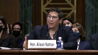 Senator Hirono Questions Nominee Alison Nathan at the Senate Judiciary Committee 12.15.21
