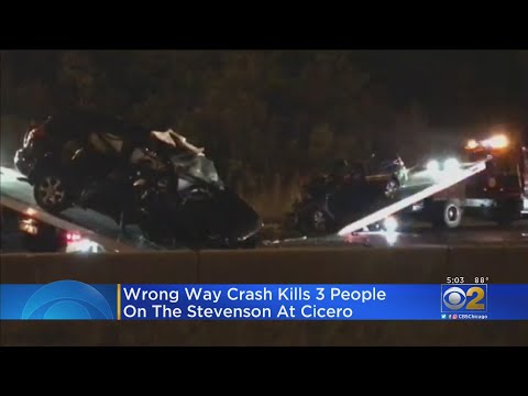 Wrong Way Crash Kills 3 People On Stevenson Expressway